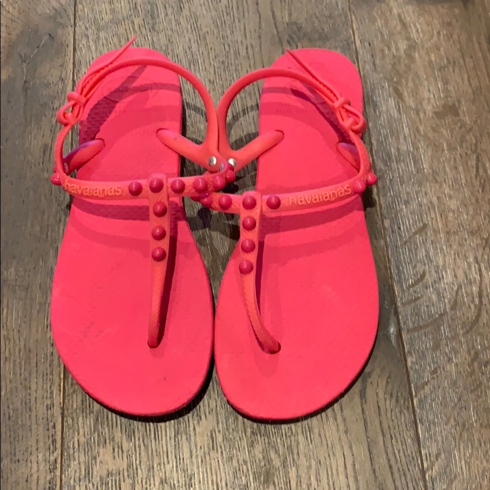 Pink sandals